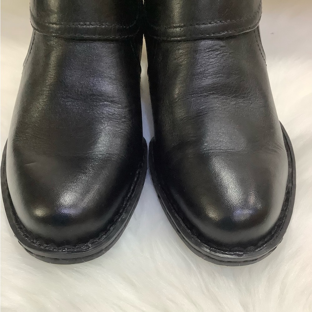 LIKE NEW 🖤BORN Pavan Black Mid Calf Moto Boots - Picture 6 of 14